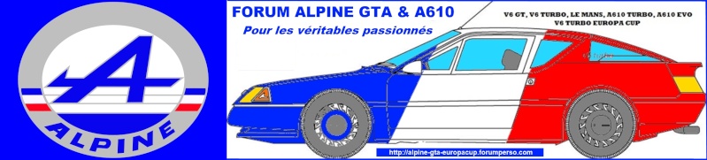 Sticker - Forum Alpine GTA et A610 712