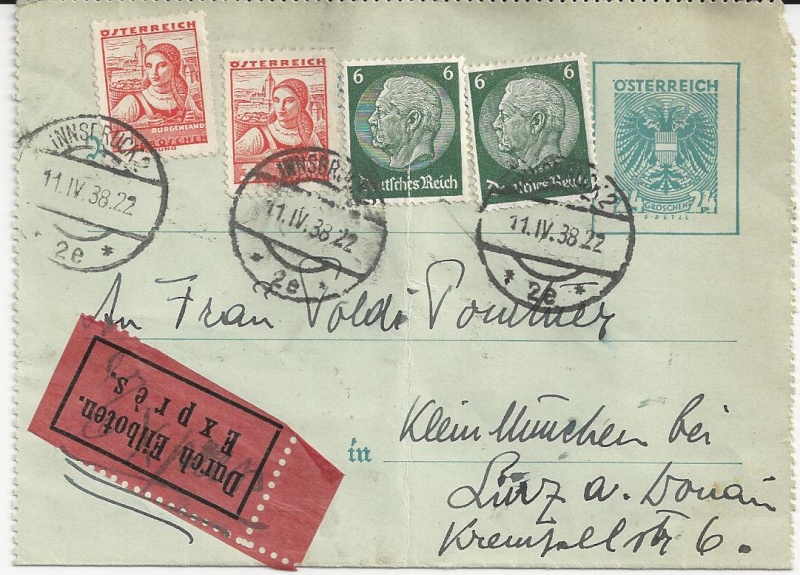 reich - Österreich im III. Reich (Ostmark) Belege - Seite 5 Bild18