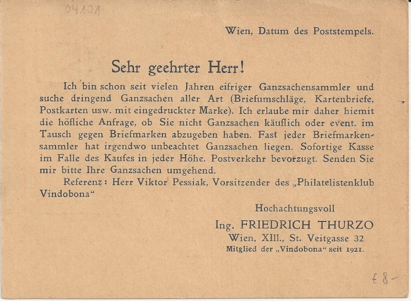 österreich - Bedarfspost Ganzsachen Österreich 1925-1938 Bild_246