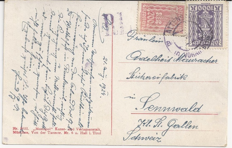 Inflation in Österreich - Belege - 1918 bis 1925 - Seite 3 Bild_328