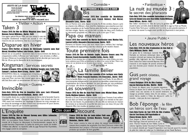 Programmation du Cinema Hourtin Lou Hapchot 10959410