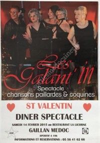 Diner Spectacle St Valentin le 14 Février 2015 à Gaillan Médoc 5fa3c510