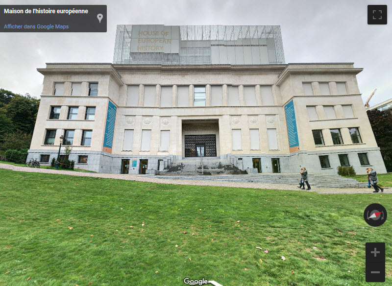 [Désormais visible sur Google-Earth] Maison de l'Histoire Européenne - Bruxelles. 2019-064