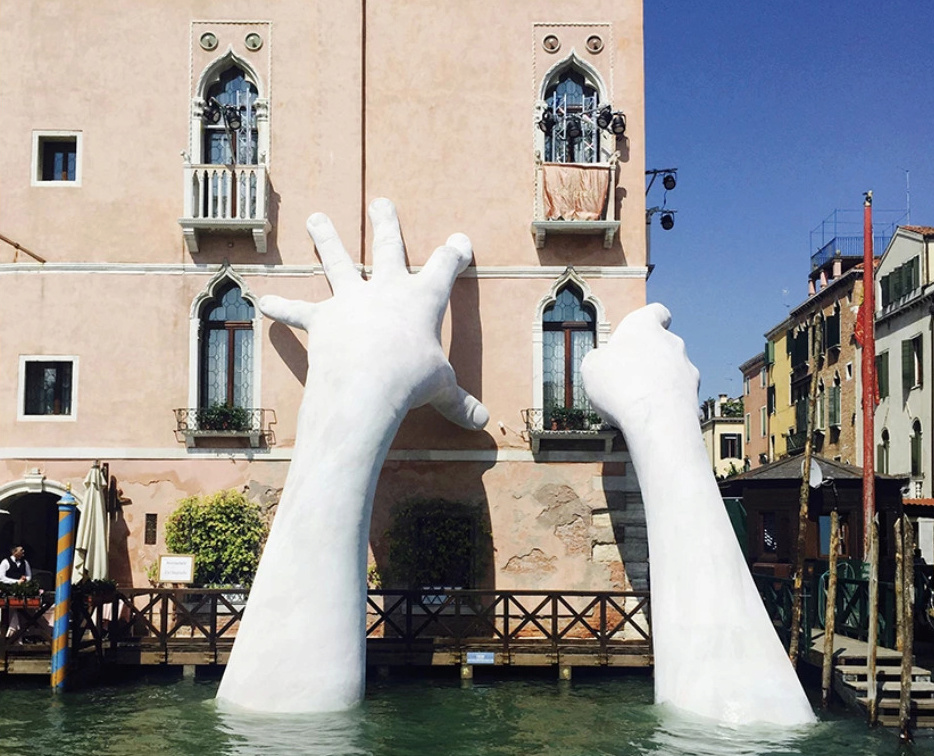 L'art furtif : "Support" - Venise - Italie Screen25