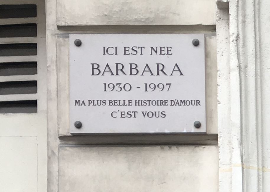 6 rue Brochant à Paris, lieu de naissance de Barbara Z112