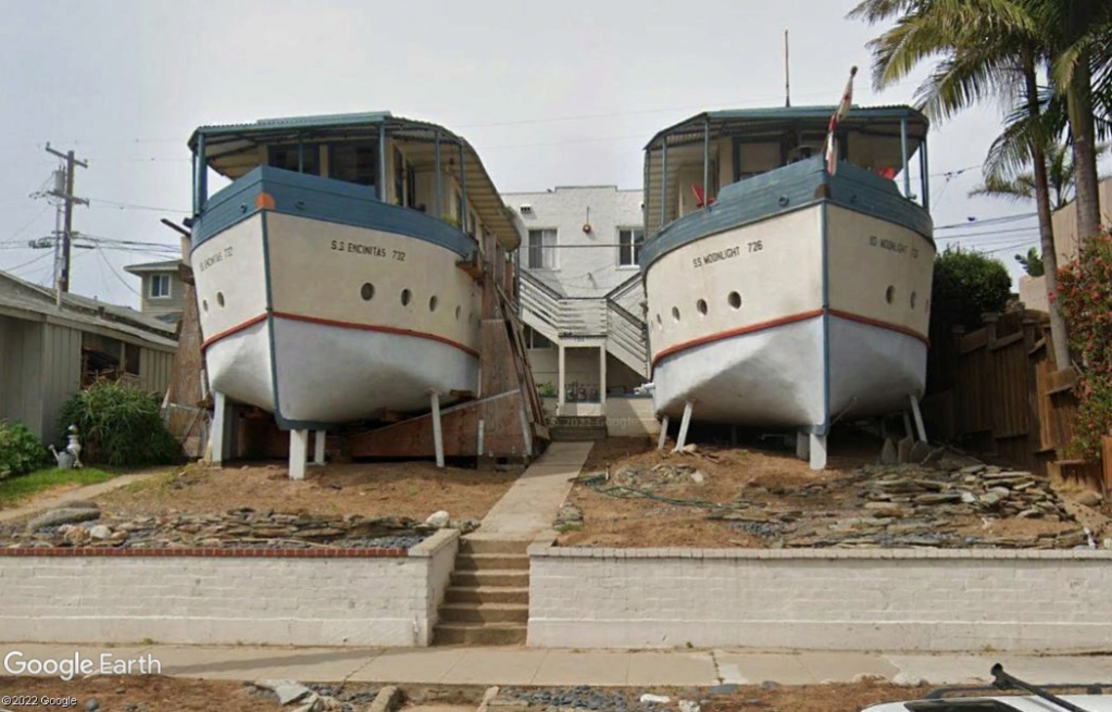 Les bateaux de Encinitas - Californie - USA Z2722