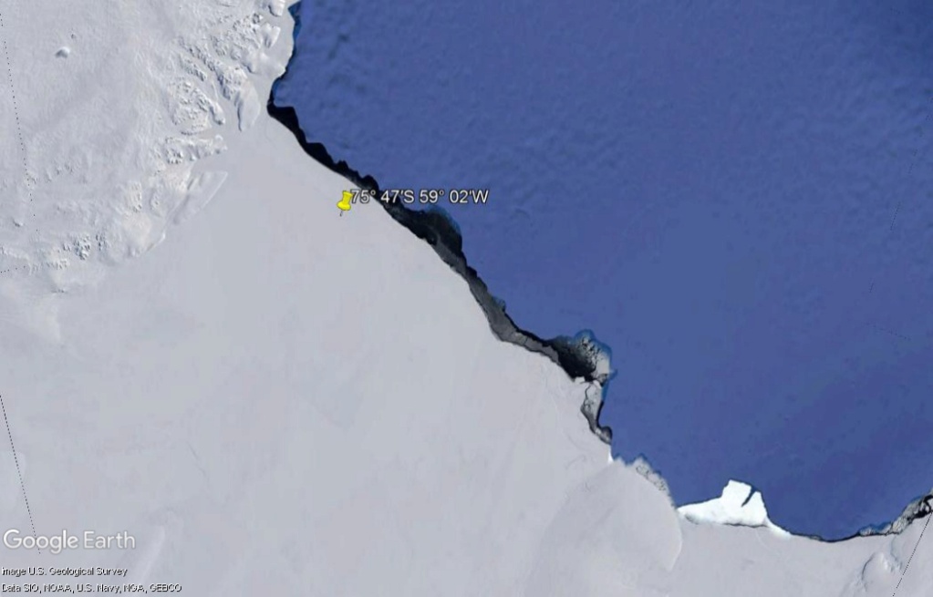 A-76, le plus gros iceberg détaché de l"Antartique Z3012