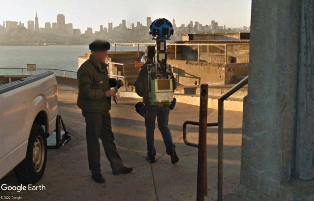 La Google Man à Alcatraz - San Francisco - USA Z6113