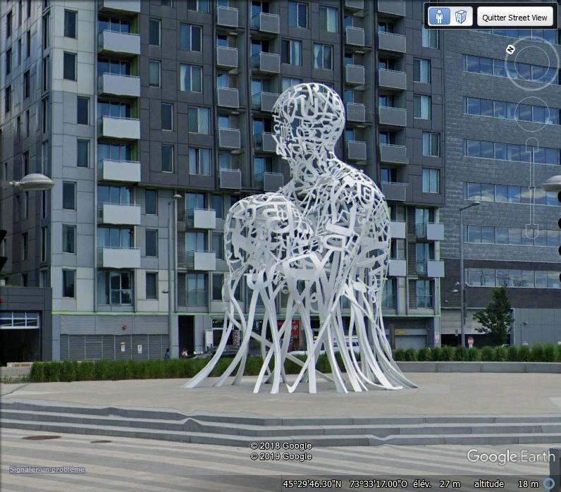La sculpture "Source" à Montréal - Canada Zzz266