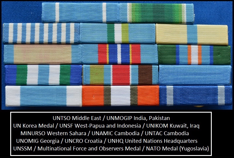 Nations Unis rubans  + OTAN 12-12175