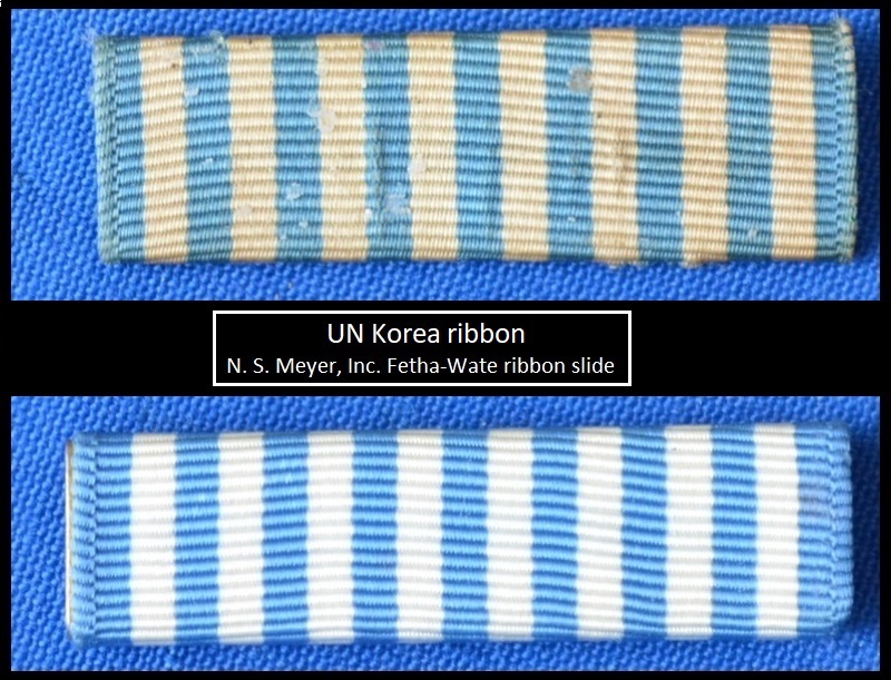 Divers rappels de rubans dont les N. S. Meyer, Inc. Fetha-Wate ribbon slide 12-12252