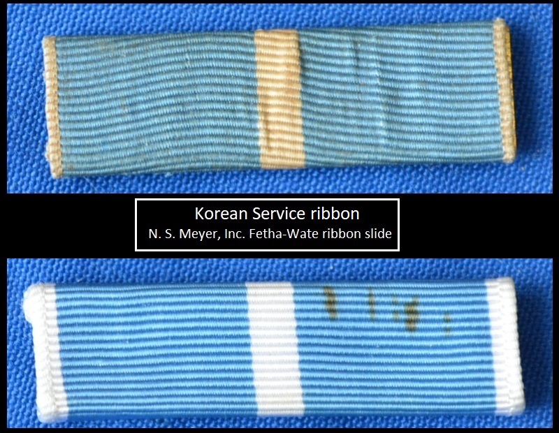Divers rappels de rubans dont les N. S. Meyer, Inc. Fetha-Wate ribbon slide 12-12255