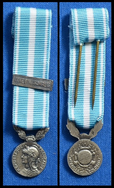 "Médaille Coloniale" agrafe "Côte Française des Somalis" miniature 12-12_68