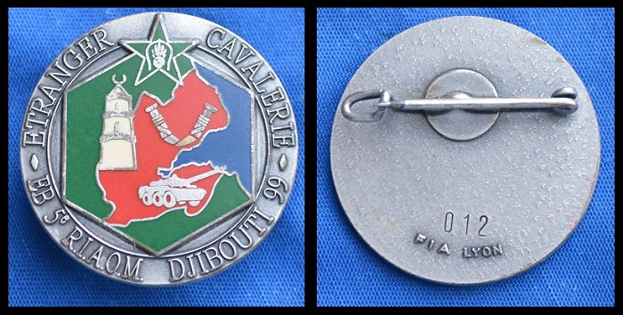 Djibouti Missions de Courte Durée Légion Etrangère [ insignes ]  1er_re10