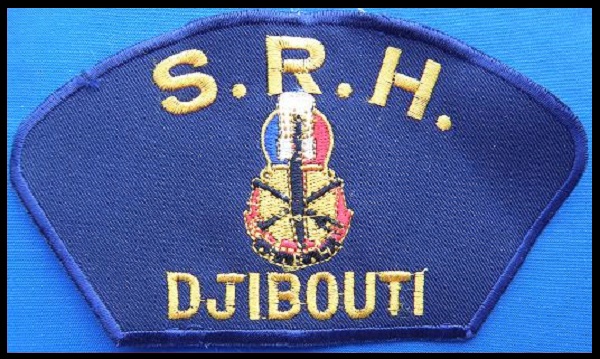 Djibouti : écussons pour casquette E_serv13