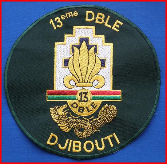 13e DBLE à Djibouti (armée de terre) [ écussons ]  F_13e_11