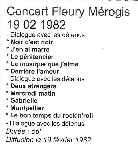  Fleury Merogis 82 00112