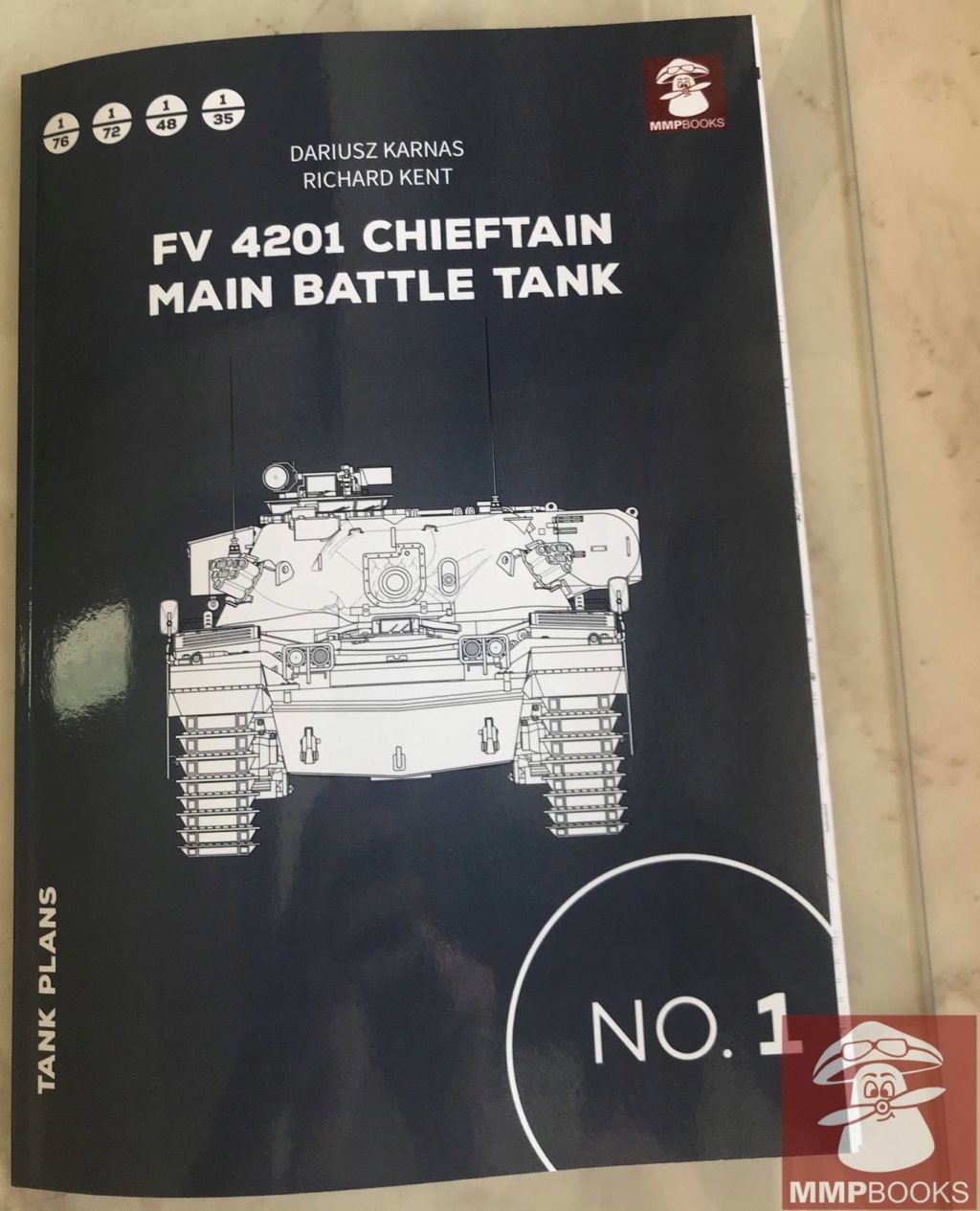 Tank plans n°1 - FV 4201 Chieftain Mian Battle Tank - MMP Books 67661010