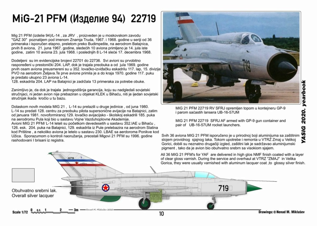   [Fujimi + Balkan Models 1/72] Mig-21 PFM yougoslave Yougos11