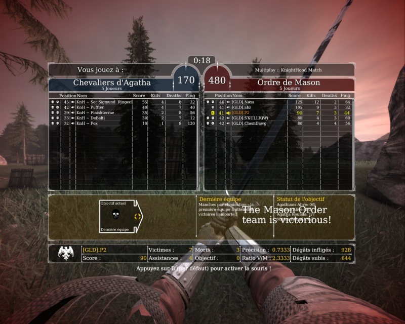 War n° 14 - [GLD] VS Knh ~ / Mode TO & LTS / 26/07/13---> Victoire [GLD] Lts17