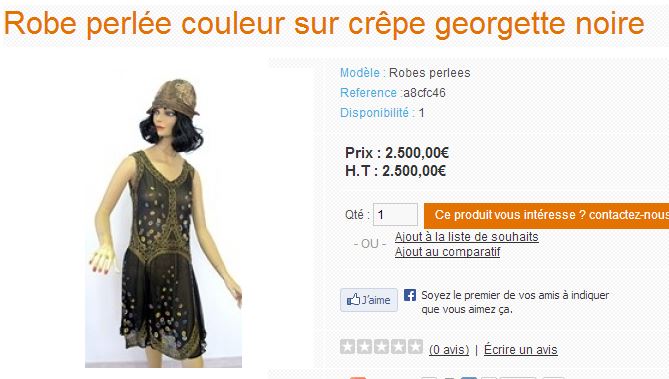 Robe perlée noire en mousseline , crépe , 1925 Crepe10