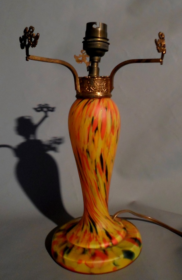 PIED DE LAMPE ART NOUVEAU Lampev12