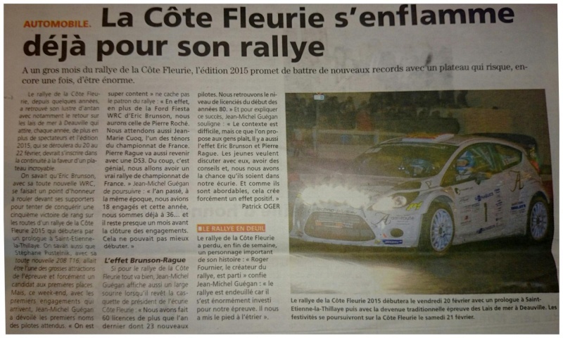 Rallye de la Côte Fleurie 2015. Rallye12