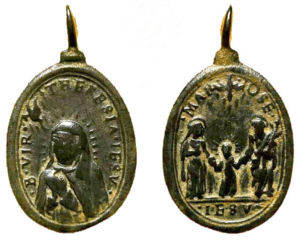 Recopilación medallas Orden Carmelitas Descalzas: Santa Teresa de Jesús 01_ins10