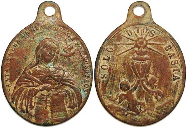 Recopilación medallas Orden Carmelitas Descalzas: Santa Teresa de Jesús 03_cen10
