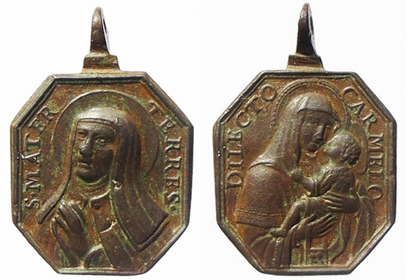 Recopilación medallas Orden Carmelitas Descalzas: Santa Teresa de Jesús 13_ave10