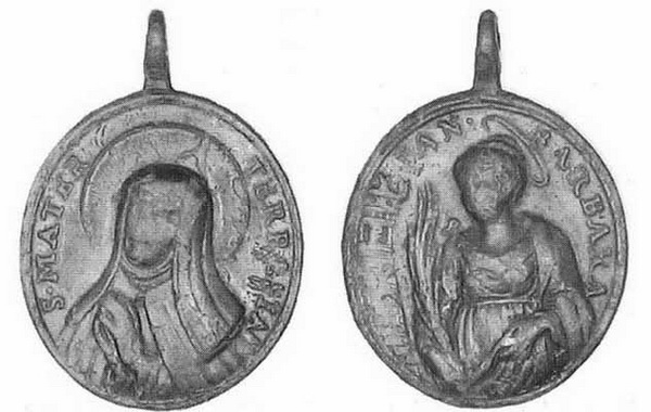 Recopilación medallas Orden Carmelitas Descalzas: Santa Teresa de Jesús Candus10