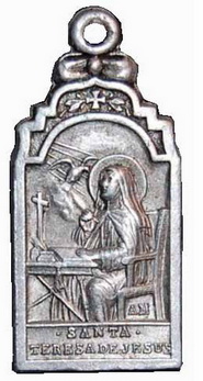 Recopilación medallas Orden Carmelitas Descalzas: Santa Teresa de Jesús Centau14