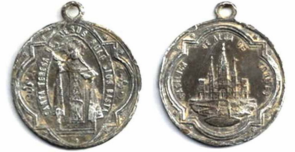 Recopilación medallas Orden Carmelitas Descalzas: Santa Teresa de Jesús Conuba10