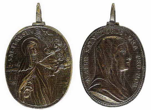 Recopilación medallas Orden Carmelitas Descalzas: Santa Teresa de Jesús De_rui11