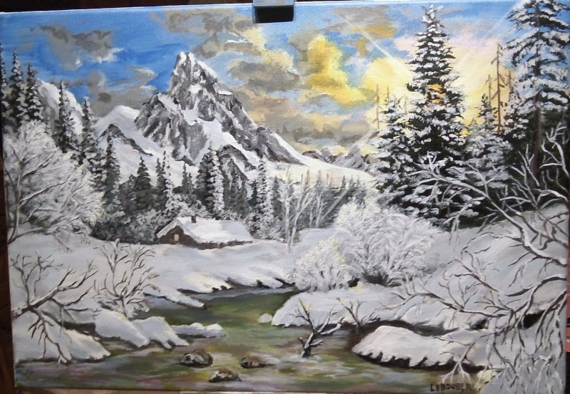 acrylique paysage de montagne 105_1212