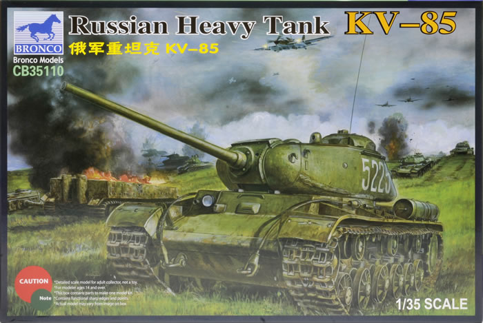 Nov: Tanque Pesado Ruso  KV-85 por Bronco Models Bronco10