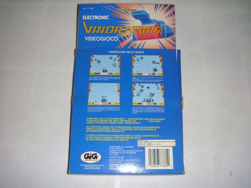 Videogioco GIG ELECTRONIC VINDICATOR "I vendicatori dello spazio" Vintage NUOVO Dsc00218