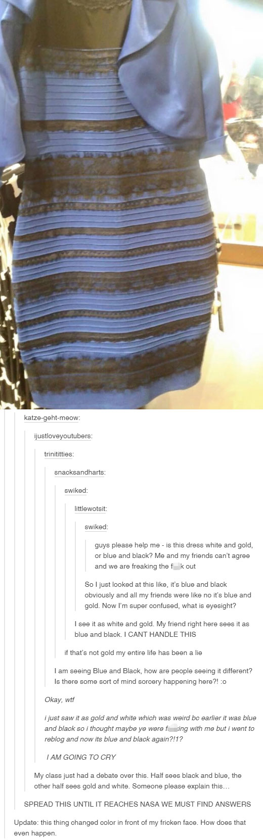De quelle couleur voyez vous cette robe ? What-c11