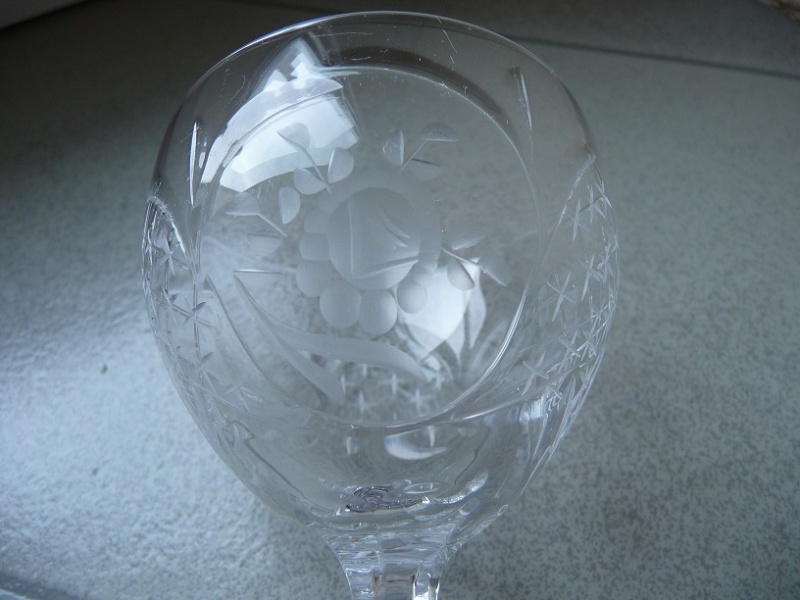 Un verre en cristal Peill & Sohn, Allemagne, modèle Marie-Luise P1180511