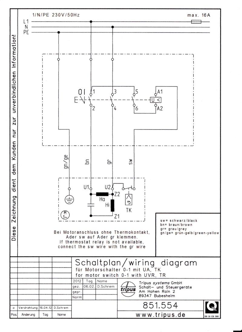 betonniere avec commande M/A  TRIPUS ou DISIMPEX   TP 3251 Plan_t11