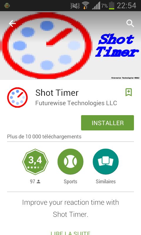 Application timer  Screen10