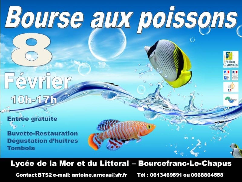 Bourse aquario lycee Bourcefranc 2015 Affich12