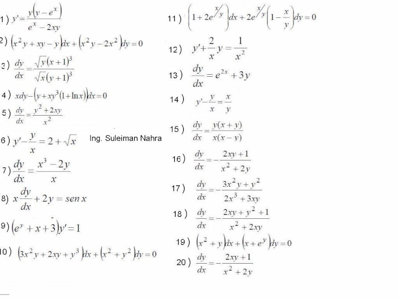 Tarea de ecuaciones diferenciales  T110