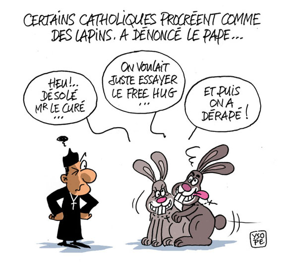 Actu en dessins de presse - Attention: Quelques minutes pour télécharger Cathol11