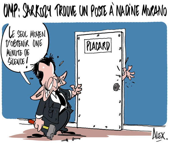 Actu en dessins de presse - Attention: Quelques minutes pour télécharger Sarko-11