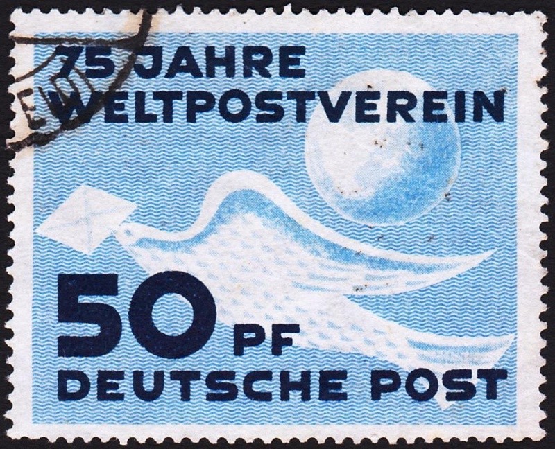 Postwertzeichen der DDR - Jahrgang 1949 - gestempelt Minr_210