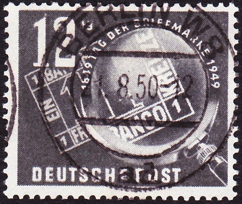 Postwertzeichen der DDR - Jahrgang 1949 - gestempelt Minr_211