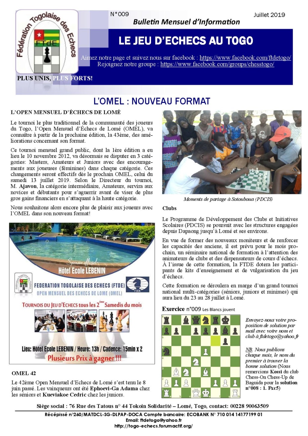 Le Bulletin Mensuel d'Information n° 009 juil 2019 Bmi_ft17