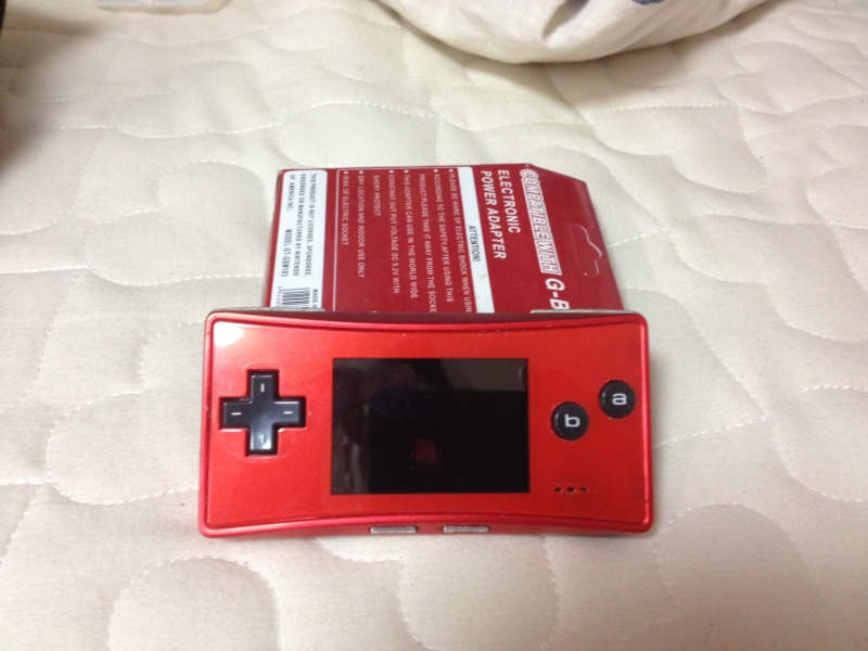 Gameboy Micro ROUGE Red_mi15