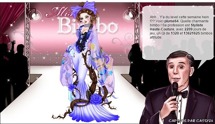 bimbos au défilé Plume610